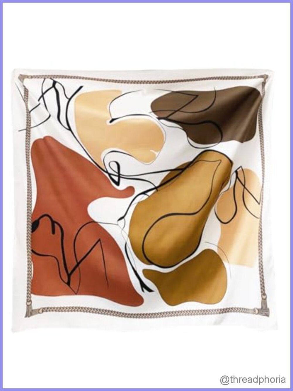 Large Square Satin Hair Scarf Bandana Head Wrap Sleep Neck Scarf Lightweight